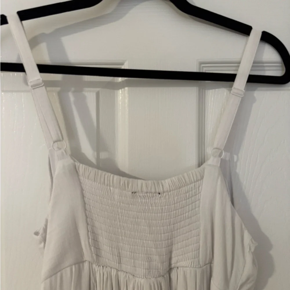Torrid Midi Textured Woven Button-Front Dress - Picture 8 of 8